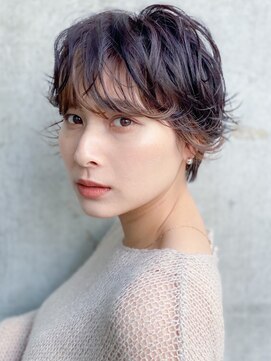 ノラ ウメダ(NORA UMEDA) 【NORA UMEDA 高木】大人可愛いインナーカラー&ショートボブ