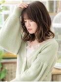 こなれ感ウェットヘアゆるふわエアリーミディa戸頭20代30代40代