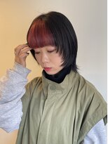 ニコフクオカヘアーメイク(NIKO Fukuoka Hair Make) 《NIKO》ワンカラーに飽きたらデザインカラー/前髪ブリーチ