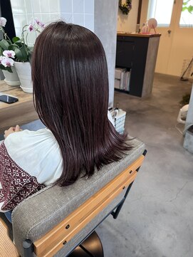 ティティ(TiTi) 艶重視！ピンクパープルカラー！白髪もカバー[TiTi_福田りの]