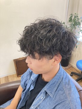 トータルビューティーサロン プリエ(prier) アフロ安藤 メンズパーマ/波打ちパーマ/波巻きパーマ