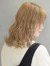 【外国人風】カット＋Wカラー(ブリーチ1回＋ワンカラー) ￥18100→￥12500