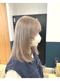ブリーチ2回~ホワイトミルクティーstylist聖斗