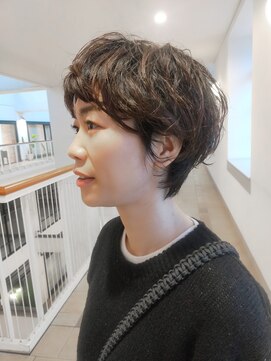 ビュートリアム 神戸(BEAUTRIUM) ニュアンスパーマのショートボブ/ショートカット/ショートヘア/