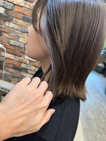 ルーナヘアー(LUNA hair)&nbsp;『京都 ルーナ』外はねボブ×インナーカラー 30代40代50代60代