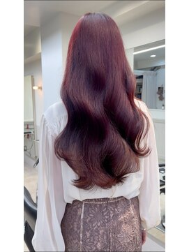 メルバイグラフ 梅田(mel by GRAFF) 暖色系カラー/巻ける縮毛矯正