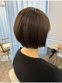 重めショートボブ