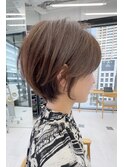 似合わせカット/ショートボブ/小顔ヘア/メルティカラー/くせ毛