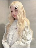 着物/フェミニンロング/似合わせカット/ウェーブミディアム/梅田