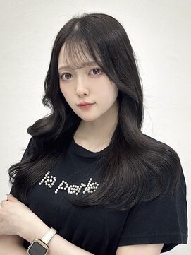 ココ 原宿(KOKO) M黒髪小顔ヘアオリーブグレー艶髪クラゲヘアーココアベージュ