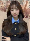 #46/韓国/韓国風/レイヤーカット/後れ毛/くびれヘア/前髪/表参道