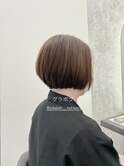 PLAISIR/佐々木 乾かして収まるグラボブ ショートボブ 草加