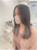 グレージュバレイヤージュ◎透明感ヘア