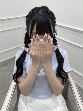 リルミー(Lilme) 【ヘアメ】ふわふわガーリー*あみおろしツイン*新井