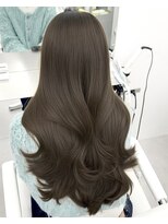 アマトウキョウスマートサロン(AMA TOKYO×Smart Salon)&nbsp;韓国ヘア　透明感カラー　オリーブベージュ