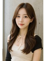 エル(LE)&nbsp;【LE】美髪レイヤー/顔まわりレイヤー/くびれミディアムレイヤー