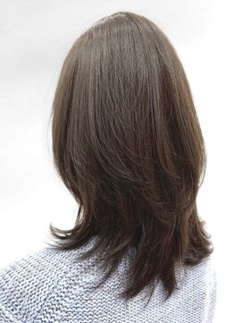 50代　エイジング&白髪→髪質改善トリートメント+脱白髪染め