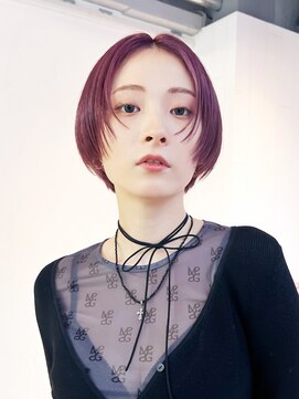 顔周りレイヤー韓国ヘアくびれミディミディアム_F21091