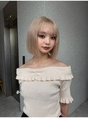 【本松美咲】ハイトーンボブ