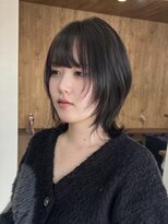 ラル(Lull)&nbsp;【奥山敬大】暗髪でも透け感あるネオウルフ