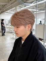 ファンド 千葉(fand) フェザーショート/ミルクティーカラー/メンズカット/千葉駅