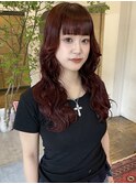 春の大人レイヤー◎赤みブラウンで小顔艶髪イメチェン