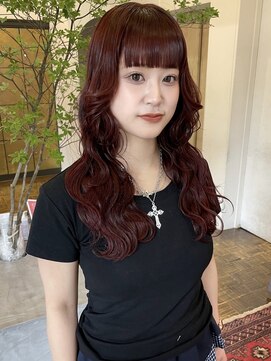 ヘアーアイスカルテット(HAIR ICI QUARTET) 春の大人レイヤー◎赤みブラウンで小顔艶髪イメチェン