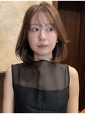☆春日☆ニュアンスウルフワンホンレイヤーダークブルーボブ111