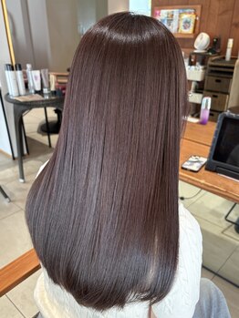 ヘアーリゾート ビッグアップ(hair resort Big up)の写真/“自然な柔らかストレート”が新常識！“ダメージレス×自然なツヤ”触れたくなるツヤとまとまりを。