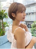 ハイトーン丸みショート