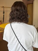 マルソー&nbsp;岡山ボブパーマ髪質改善トリートメントショート顔周りレイヤー