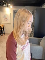 ロナ 岡崎竜美丘店(RONA) レイヤースタイル/ハッシュカット/ウルフ/ブロンドベージュ