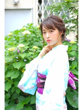 ヴァンクシー バイ ルナ(VANKCY by Luna) 【neolive plus 】ヘアセット#ひし形シルエット#浴衣#アップ#夏