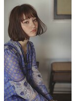 ロロネー 森ノ宮キューズモール(Lolonois) 【Lolonois森ノ宮】ナチュラル大人ボブ（藤岡尚希）