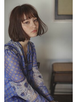 ロロネー 森ノ宮キューズモール(Lolonois) 【Lolonois森ノ宮】ナチュラル大人ボブ（藤岡尚希）