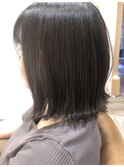 切りっぱなしボブ