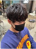 無造作パーマ