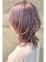 ポット バイ クレドガーデン 大宮東口店(pote by CRED GARDEN)&nbsp;ネオウルフ×オルチャン/透け感ラベンダーピンク/大宮グランアmd