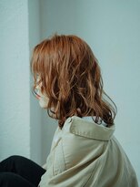 プロデュース 堀ノ内店(Produce)&nbsp;オレンジ系カラーのレイヤースタイル