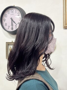 ランプ ヘアー(lamp hair) レイヤー×ディープラベンダー/lamp 清水