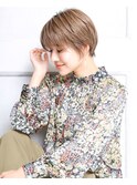 大人可愛い20代30代40代小顔丸みショートボブC5