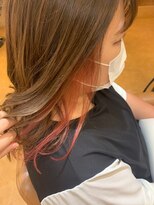 コワフュールエミカ(coiffure EMIKA)&nbsp;大人可愛いピンクイヤリングカラー