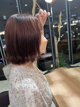 シャンプーボーイ 佐世保駅前店(SHAMPOO BOY) ブリーチなしコーラルピンク