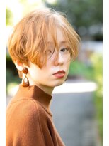 ケアリー 流山おおたかの森(Carelly)&nbsp;大人かわいい前髪セシルカットココアブラウンフリンジウェーブ