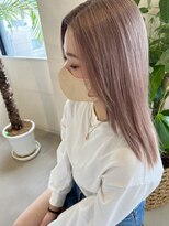 ココルアナ(coco luana)&nbsp;ピンクベージュ/ハイトーン/髪質改善/ケアブリーチ/学割U24/韓国