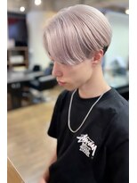 アクティフ(actif) ホワイトベージュ センターパートマッシュ actif