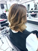 エンディアリング 東銀座(Endearing)&nbsp;斜めバング/グレージュカラー/デザインカラー/眉毛/銀座/東銀座