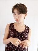 マッシュショート センターパート