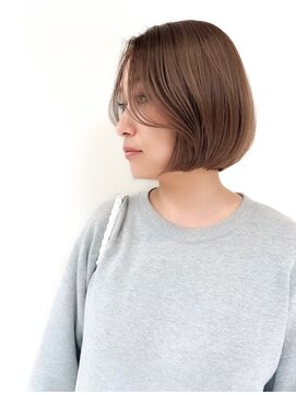 ジルブラン(JIL BLAN) ハイライトバレイヤージュダブルカラーショートカット30代40代