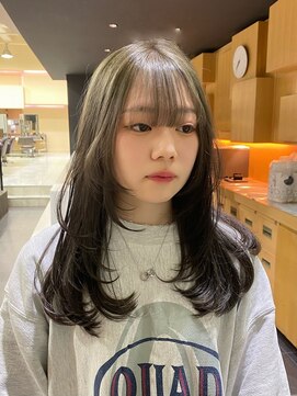 ゼスト 吉祥寺店(ZEST) オリーブグレー/レイヤーカット/吉祥寺/石川ひな